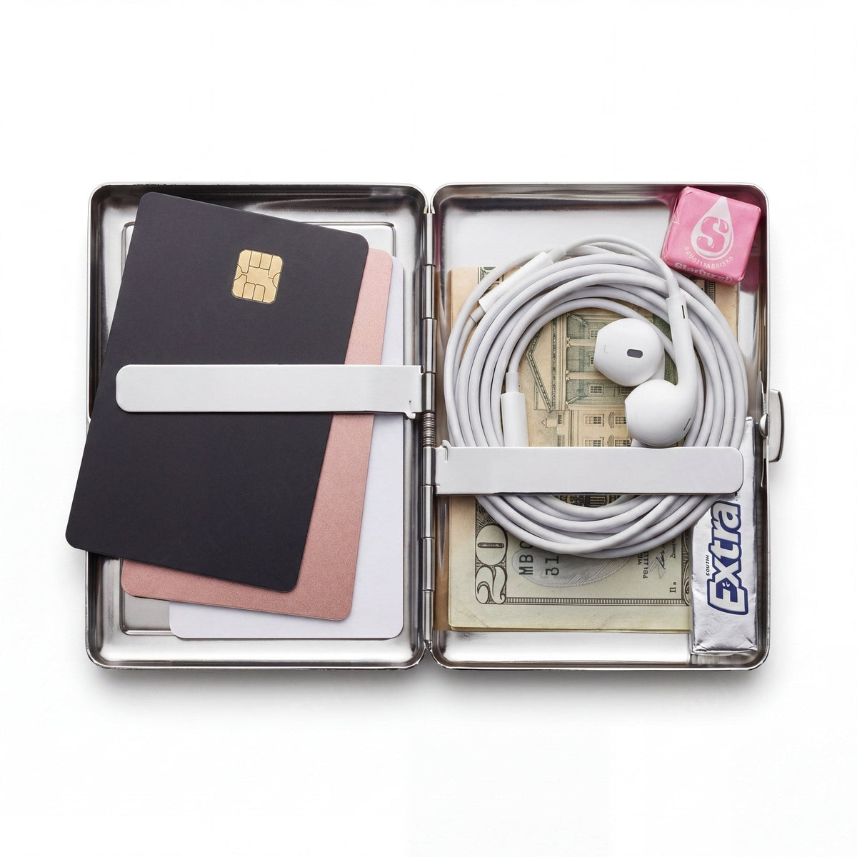 Porte-cartes ANTID0TE Moonlit Kiss — intérieur et rangement