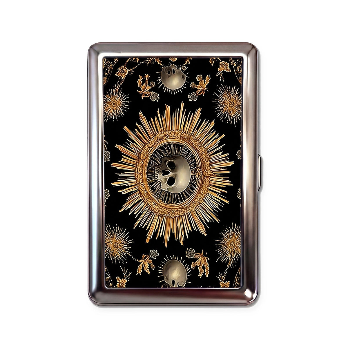 Porte-cartes ANTID0TE Black Sun — vue du modèle