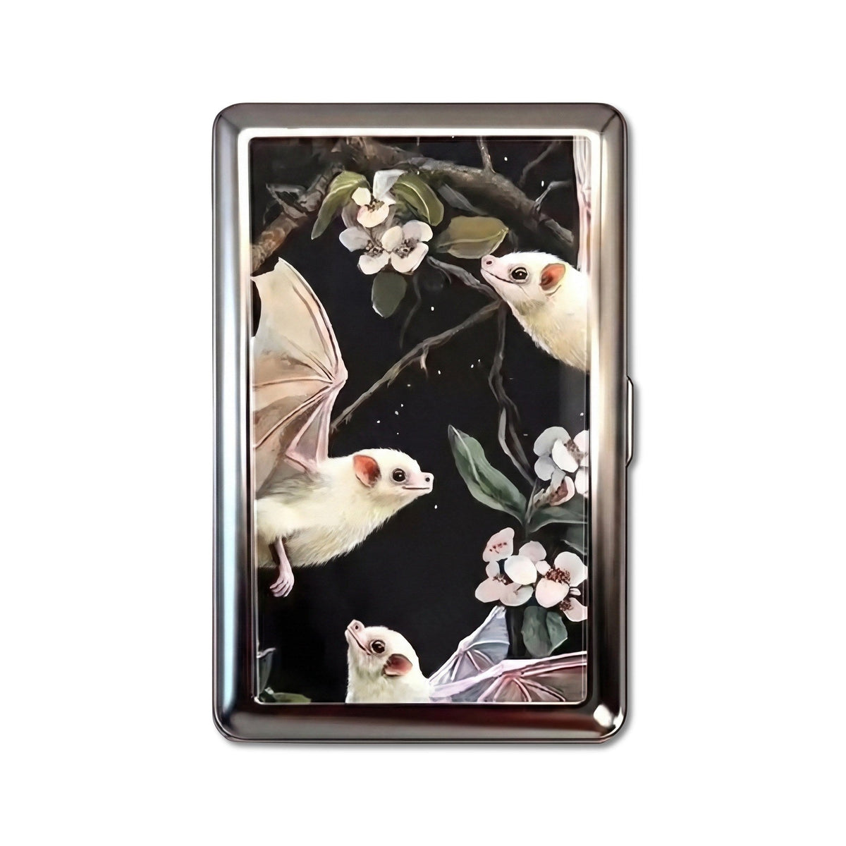 Porte-cartes ANTID0TE Blossom Bats — vue du modèle