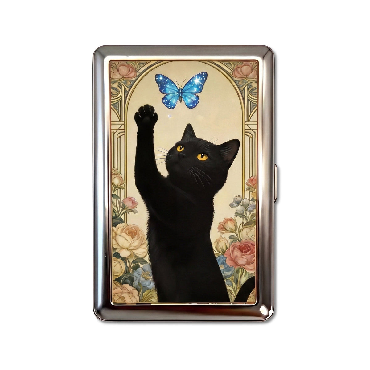Porte-cartes ANTID0TE Butterfly Chaser — vue du modèle