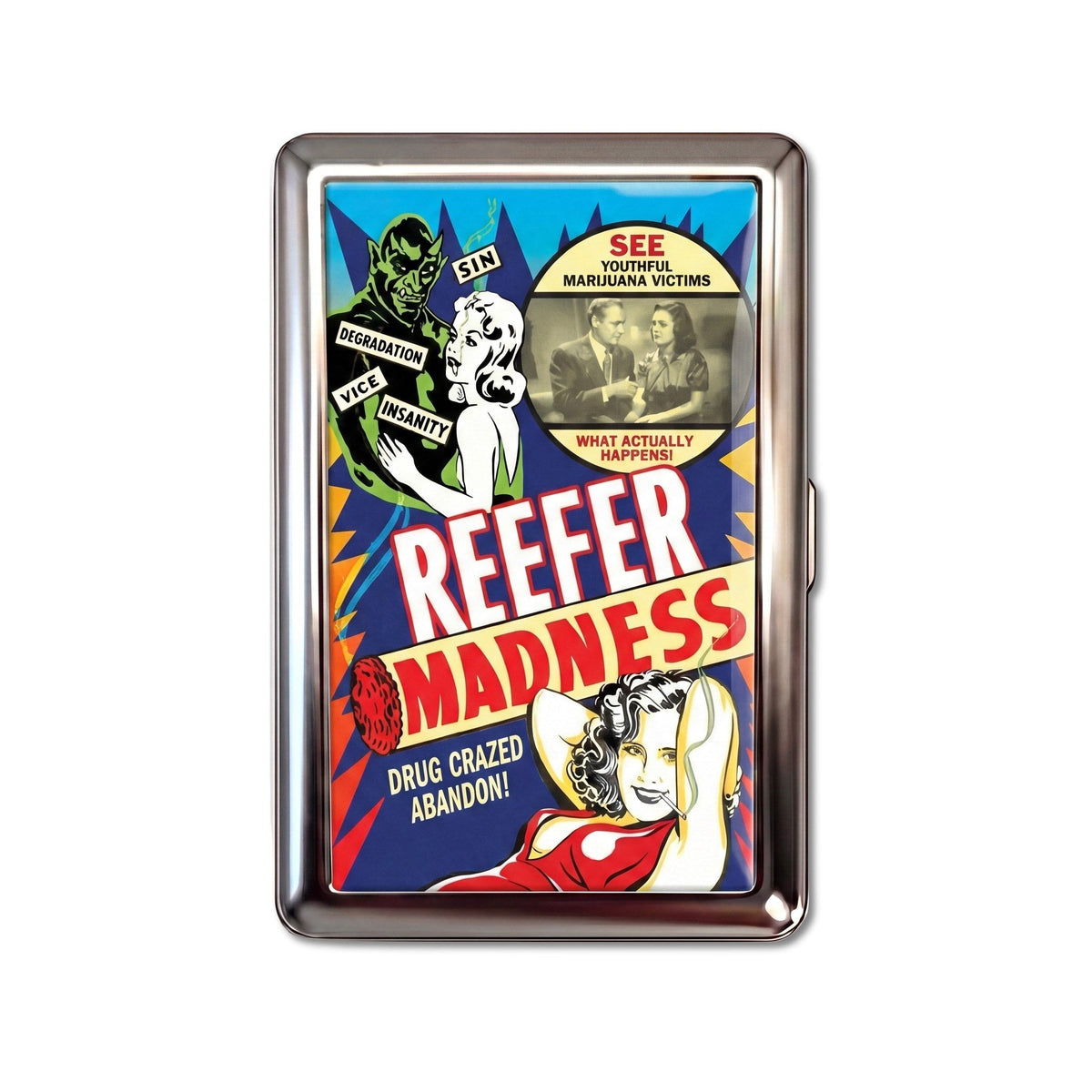 Porte-cartes ANTID0TE Reefer Madness — vue du modèle