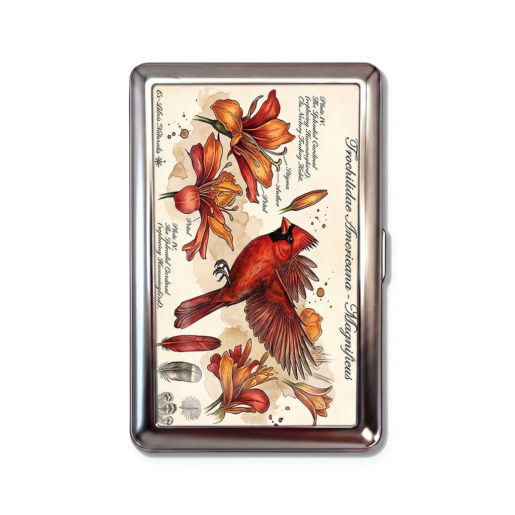 Porte-cartes ANTID0TE Splendid Cardinal — vue du modèle