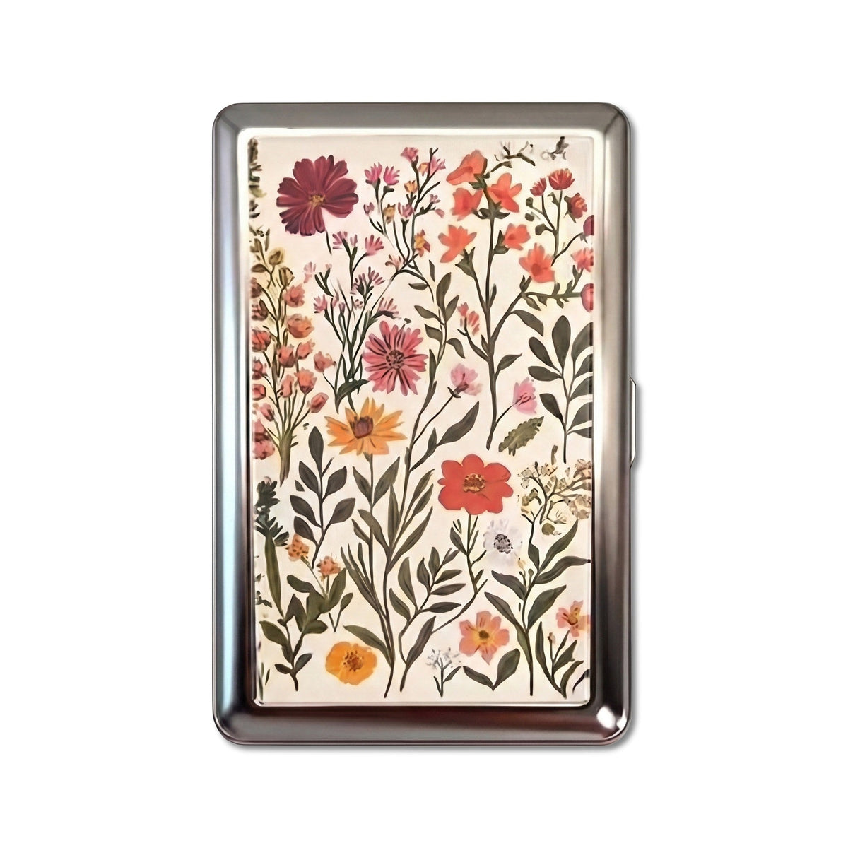 Porte-cartes ANTID0TE Wildflower Press — vue du modèle